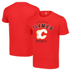 Calgary Flames - Starter Logo T-Shirt Red