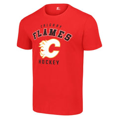 Calgary Flames - Starter Logo T-Shirt Red