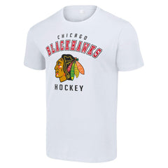 Chicago Blackhawks Starter Logo T-Shirt White