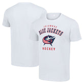 Columbus Blue Jackets - Starter Logo T-Shirt White