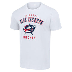 Columbus Blue Jackets - Starter Logo T-Shirt White