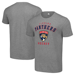 Florida Panthers - Starter Logo T-Shirt Heather Gray