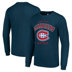 Montreal Canadiens - Starter Logo Long Sleeve T-Shirt Navy