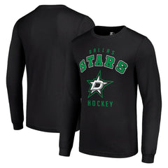 Dallas Stars - Starter Logo Long Sleeve T-Shirt Black