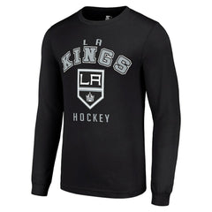Los Angeles Kings - Starter Logo Long Sleeve T-Shirt Black