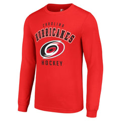 Carolina Hurricanes - Starter Logo Long Sleeve T-Shirt Red