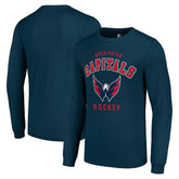 Washington Capitals Starter Logo Long Sleeve T-Shirt Navy