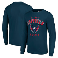 Washington Capitals Starter Logo Long Sleeve T-Shirt Navy