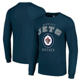 Winnipeg Jets - Starter Logo Long Sleeve T-Shirt Navy