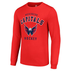 Washington Capitals Starter Logo Long Sleeve T-Shirt Red
