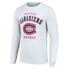 Montreal Canadiens - Starter Logo Long Sleeve T-Shirt White