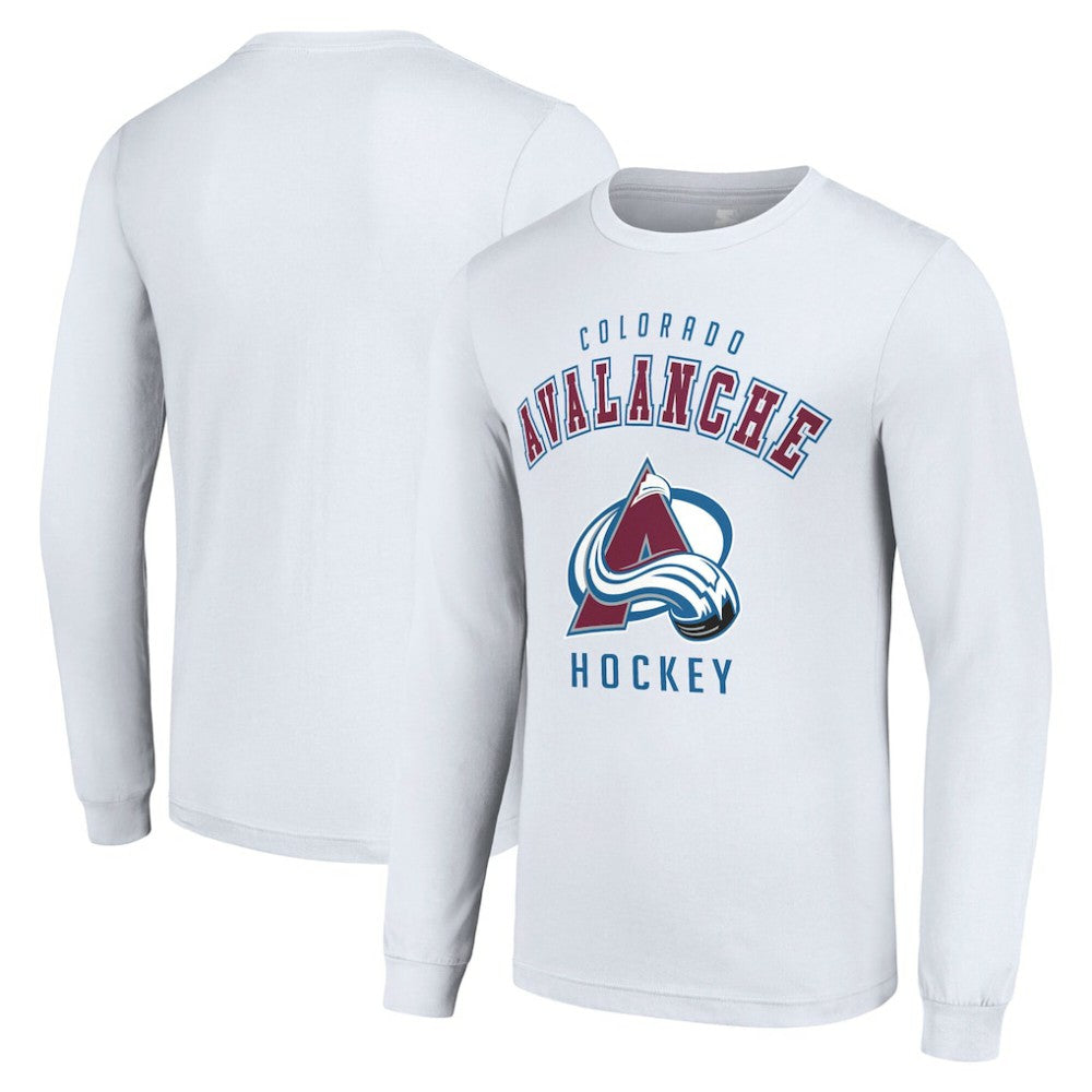 Colorado Avalanche - Starter Logo Long Sleeve T-Shirt White