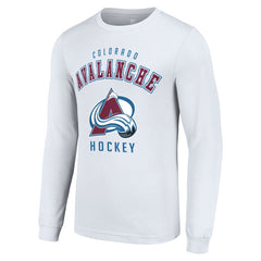 Colorado Avalanche - Starter Logo Long Sleeve T-Shirt White