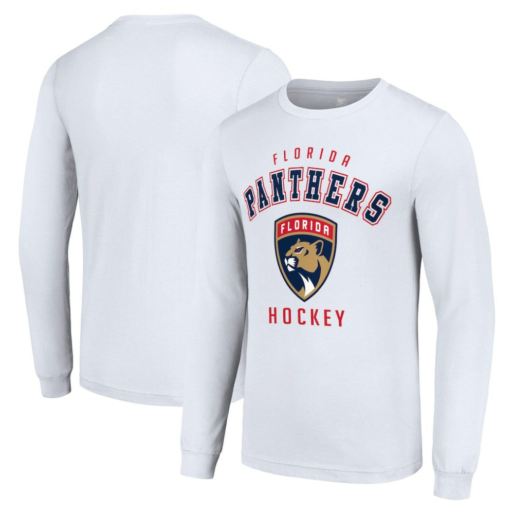 Florida Panthers - Starter Logo Long Sleeve T-Shirt White