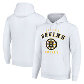 Boston Bruins Starter Logo Pullover Hoodie White