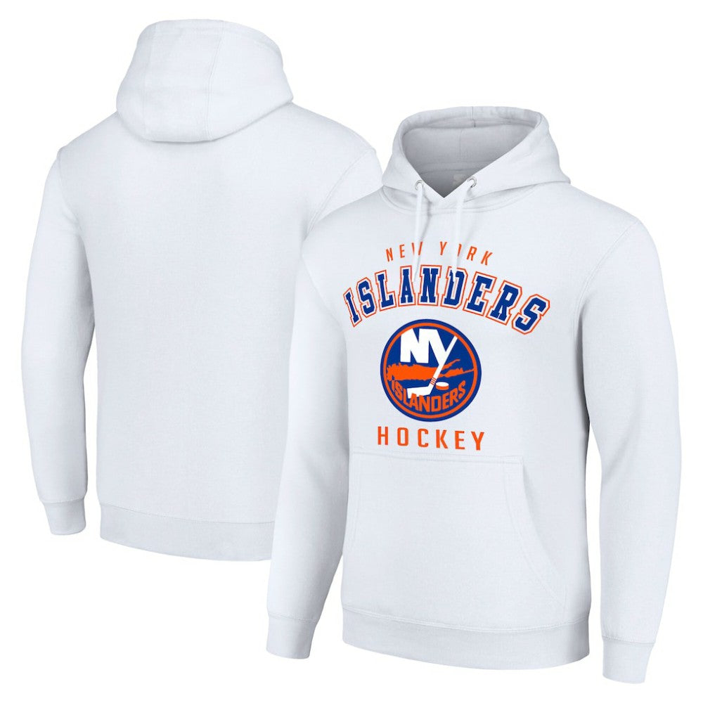 New York Islanders - Starter Logo Pullover Hoodie White