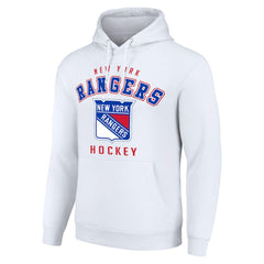 New York Rangers Starter Logo Pullover Hoodie White