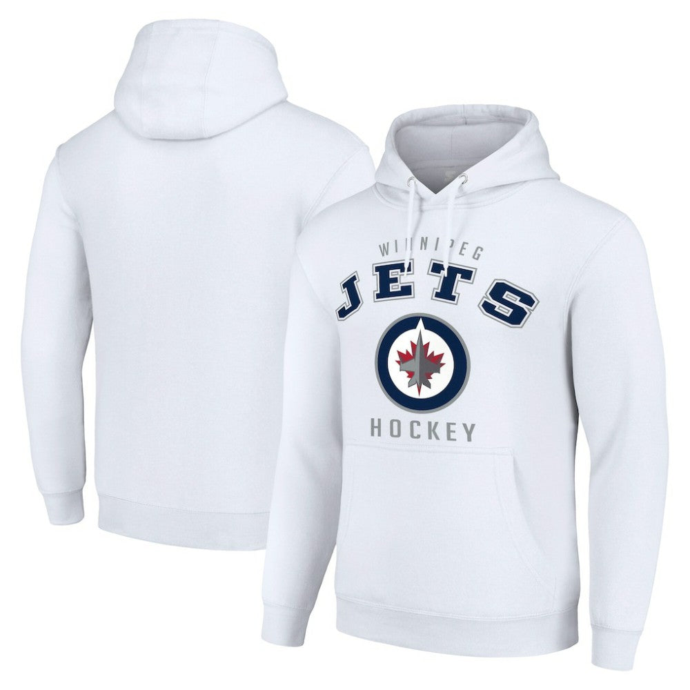 Winnipeg Jets - Starter Logo Pullover Hoodie White