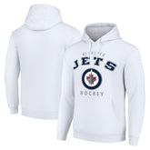 Winnipeg Jets - Starter Logo Pullover Hoodie White
