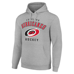Carolina Hurricanes - Starter Logo Pullover Hoodie Heather Gray