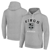 Los Angeles Kings - Starter Logo Pullover Hoodie Heather Gray