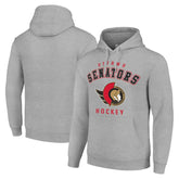 Ottawa Senators - Starter Logo Pullover Hoodie Heather Gray