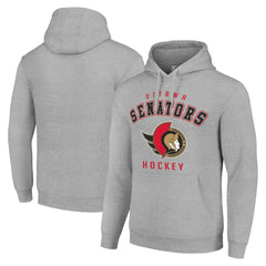 Ottawa Senators - Starter Logo Pullover Hoodie Heather Gray