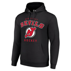 New Jersey Devils - Starter Logo Pullover Hoodie Black