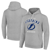 Tampa Bay Lightning - Starter Logo Pullover Hoodie Heather Gray