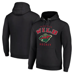 Minnesota Wild - Starter Logo Pullover Hoodie Black