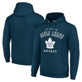 Toronto Maple Leafs - Starter Logo Pullover Hoodie Navy