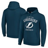 Tampa Bay Lightning - Starter Logo Pullover Hoodie Navy