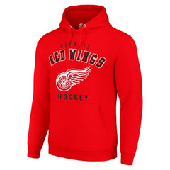 Detroit Red Wings - Starter Logo Pullover Hoodie Red