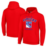 New York Rangers Starter Logo Pullover Hoodie Red