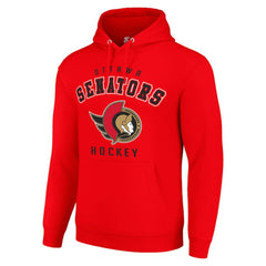 Ottawa Senators - Starter Logo Pullover Hoodie Red