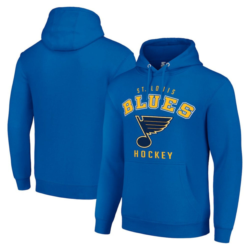 St. Louis Blues - Starter Logo Pullover Hoodie Royal