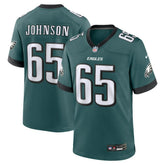 Lane Johnson Philadelphia Eagles Team Game Jersey Midnight Green - Nike