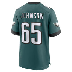 Lane Johnson Philadelphia Eagles Team Game Jersey Midnight Green - Nike