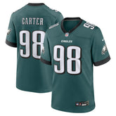 Jalen Carter Philadelphia Eagles Team Game Jersey Midnight Green - Nike