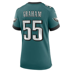 Brandon Graham Philadelphia Eagles Women's Team Game Jersey Midnight Green - Nike