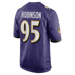 Tavius Robinson Baltimore Ravens Team Game Jersey Purple - Nike