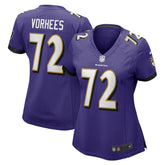 Andrew Vorhees Baltimore Ravens Women's Game Jersey Purple - Nike