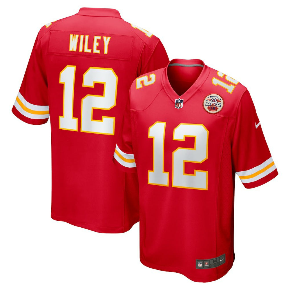 Jared Wiley Kansas City Chiefs Game Jersey Red - Nike