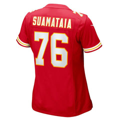 Kingsley Suamataia Kansas City Chiefs Women's Game Jersey Red - Nike