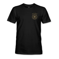 Germany National Team 1863FC Mono Badge T-Shirts - Black