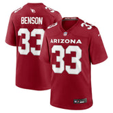 Trey Benson Arizona Cardinals Team Game Jersey Cardinal - Nike