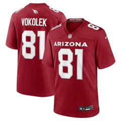 Travis Vokolek Arizona Cardinals Team Game Jersey Cardinal - Nike