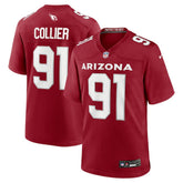 L.J. Collier Arizona Cardinals Team Game Jersey Cardinal - Nike
