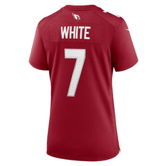Kyzir White Arizona Cardinals Women's Team Game Jersey Cardinal - Nike