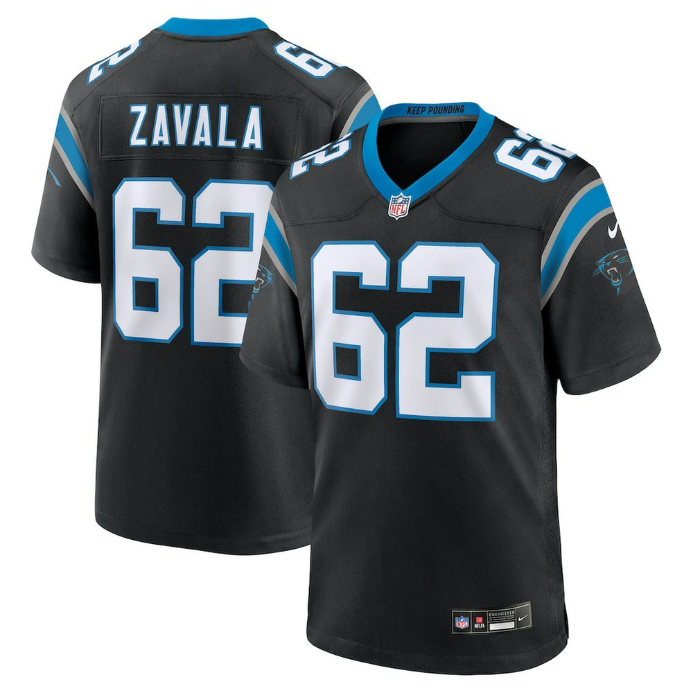 Chandler Zavala Carolina Panthers Game Jersey Black - Nike